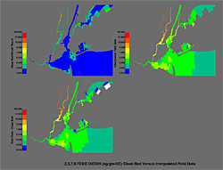 Figure 2. Interim Clean Bed Analysis Results for 2,3,7,8-TCDD